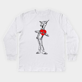 Nick Chopper Tin Woodman Oz Kids Long Sleeve T-Shirt